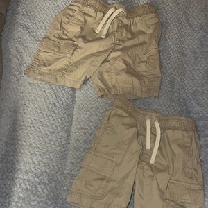 Kids Tan Cargo Shorts